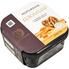 Мороженое пломбир с кленовым сиропом и грецким орехом А.Ростагрокомплекс 15% жир. 300г