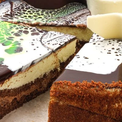 Торт Два шоколада лайт Деликатеска 755г -1}