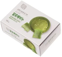 Мыло туалетное с экстрактом Алоэ вера Fresh Aloe Soap 90г