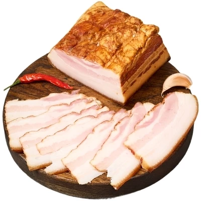 Шпик копченый Деликатеска ~300г -0}