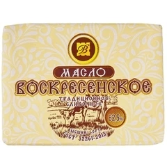 Масло сливочное Традиционное Воскресенский сыродел 82.5% жир. 170г