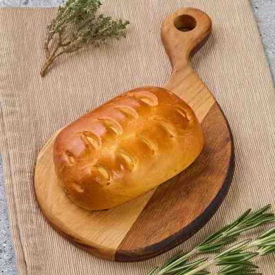 Пирожок печеный с мясом Деликатеска 100г-1}