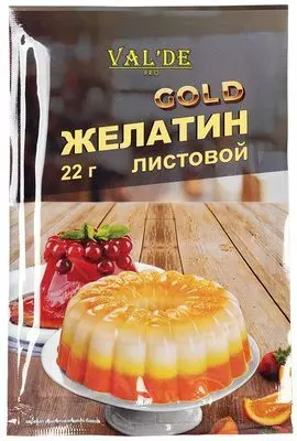 Желатин листовой 22г - купить в Москве по выгодной цене в интернет ...
