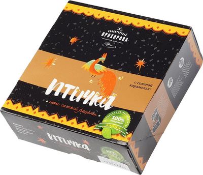 Торт суфлейный Птичка с соленой карамелью 350г-1}