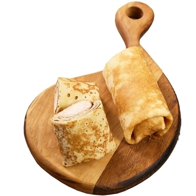 Блинчики с ветчиной и сыром Деликатеска ~500г-0}