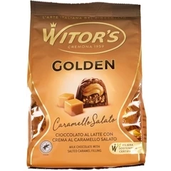 Конфеты шоколадные Golden с кремовой начинкой с соленой карамелью Италия 200г