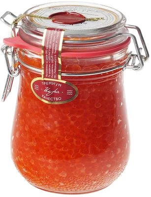 Икра красная горбуши малосоленая 500г-0}