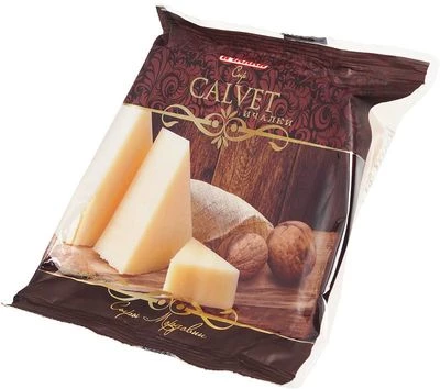 Сыр Кальвет кусок фасованный 50% жир. Ичалки ~250г -0}