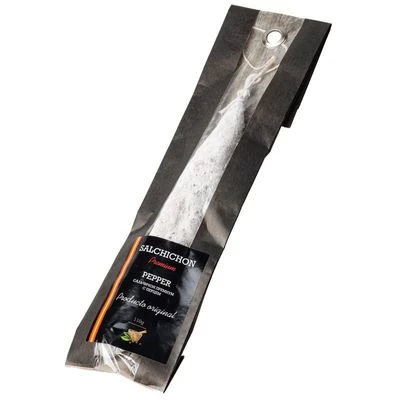 Колбаса сыровяленая Сальчичон Монтанья Премиум с перцем 110г-1}