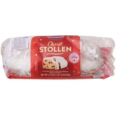 Кекс Рождественский Штоллен классический 500г-0}