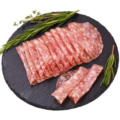 Колбаса сыровяленая Salame Al Tartufo с трюфелем Segreti d`Artigiano нарезка 50г-1}