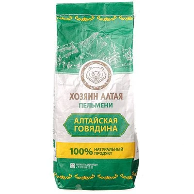 Пельмени Алтайская говядина Хозяин Алтая 800г-0}