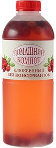 Компот домашний клюквенный 1л