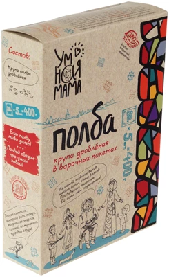 Крупа полба дробленая в варочных пакетах 400г-1}