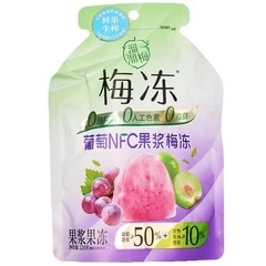 Конжаковое Желе Liuliumei Зеленая слива и виноград Китай 120г