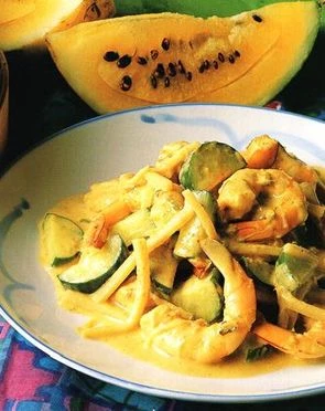 Кислый креветочный карри