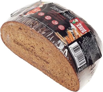 Хлеб Деревенский заварной подовый бездрожжевой нарезка 220г-1}