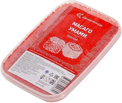 Икра Масаго умами красная Деликатеска 150г-1}