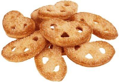 Печенье слоеное Крендельки 300г-0}