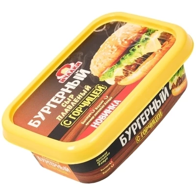 Сыр плавленый Бургерный Ичалки 45% жир. 170г -0}