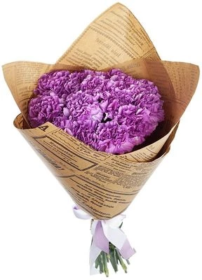 Букет гвоздик Подари мне лунный свет 15шт-0}