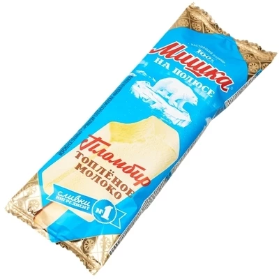 Мороженое Эскимо пломбир Топленое молоко Мишка на полюсе 70г-0}
