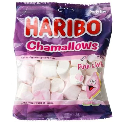 Маршмеллоу Харибо Chamallows Pink & white Турция 70г -0}