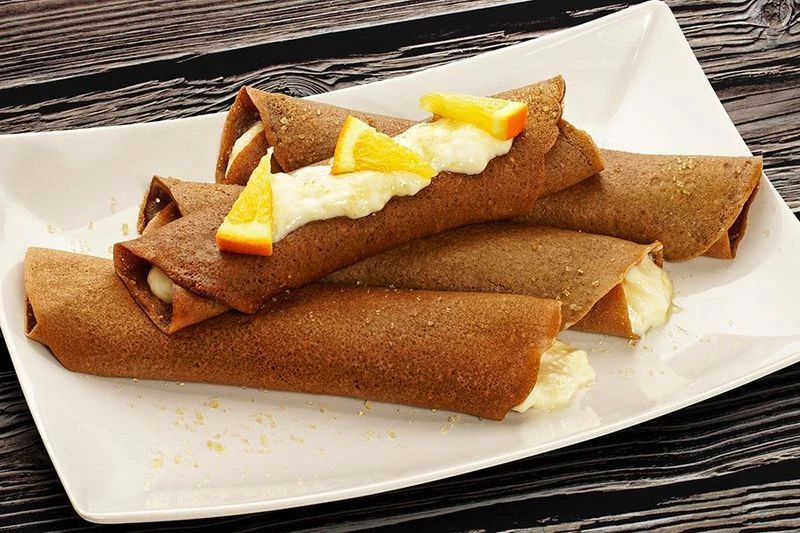 Шоколадные блины с талканом