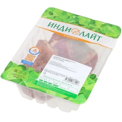 Филе бедра индейки кусковое охлажденное Индилайт 410г-1}