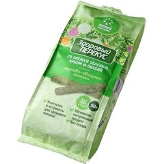 Злаково-овощные палочки со свежей зеленью, луком и полбой 50г