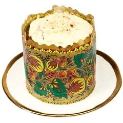 Кулич с рикоттой, изюмом и орехами 320г