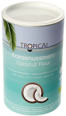 Кокосовая мука Tropical Филиппины 500г-0}