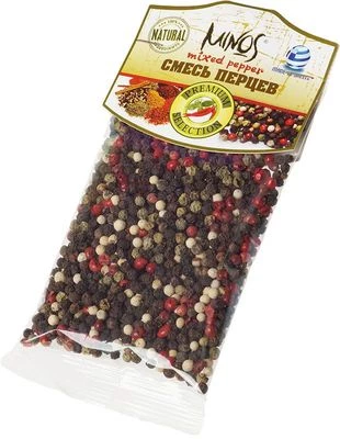 Смесь 4 перца универсальная для баранины барбекю блюд на гриле MINOS Греция 50г-1}