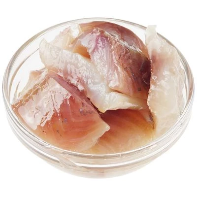 Омуль слабосоленый филе ломтики в масле 190г-1}