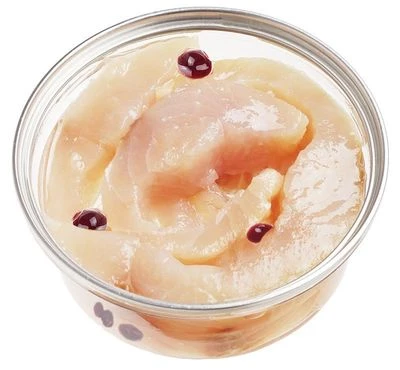 Омуль слабосоленый в масле с брусникой филе-ломтики без красителей и ГМО 200г -0}