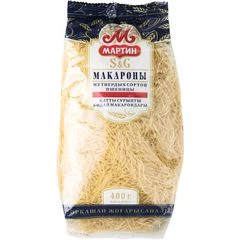 Макаронные изделия Вермишель Мартин 400г
