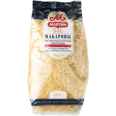 Макаронные изделия Вермишель Мартин 400г-0}