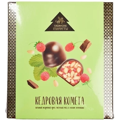 Конфеты Кедровая комета с земляникой 120г-0}