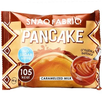 Панкейк Snaq Fabriq с начинкой Сгущенка вареная 45г -0}