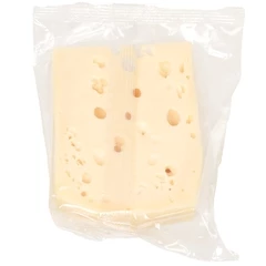 Сыр Маасдам кусок фасованный 45% жир. Ичалки ~230г