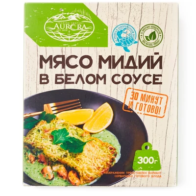 Мясо мидий в белом соусе 300г-0}