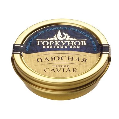 Икра черная осетровых рыб паюсная 50г-0}