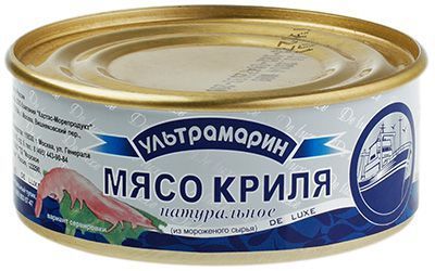 Мясо криля консервированное 105г