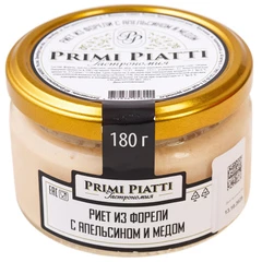 Риет из форели с апельсином и медом PrimiPiatti 180г