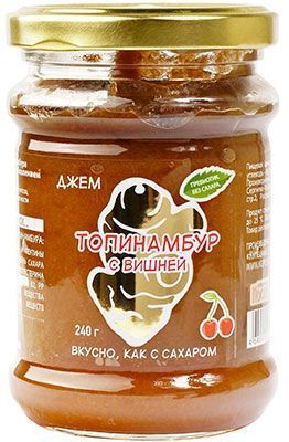 Джем из клубней топинамбура с вишней 240г - купить в Москве по выгодной ...