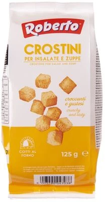 Сухарики для супов и салатов Roberto Италия 125г-0}