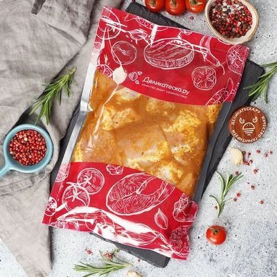 Шашлык из свинины маринованный в томатах со специями ~1кг-1}