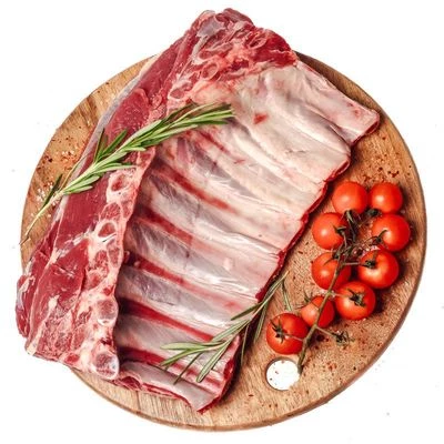 Телятина корейка на кости охлажденная ~1кг-0}