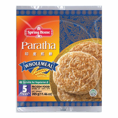 Лепешка Роти Парата цельнозерновая Spring Home Сингапур 325г-0}
