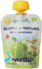 Пюре из яблока и черники 90г